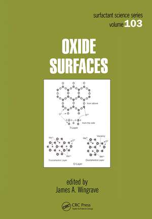 Oxide Surfaces de James A. Wingrave