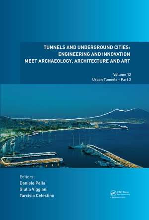 Tunnels and Underground Cities: Engineering and Innovation Meet Archaeology, Architecture and Art: Volume 12: Urban Tunnels - Part 2 de Daniele Peila