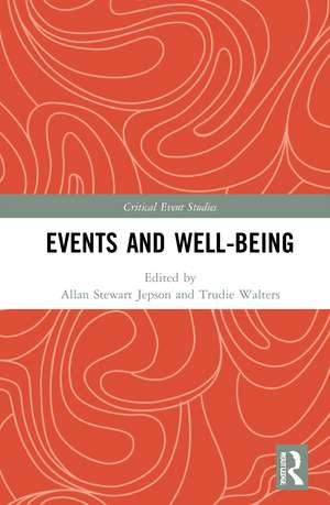 Events and Well-being de Allan Stewart Jepson