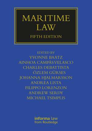 Maritime Law de Yvonne Baatz