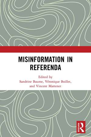 Misinformation in Referenda de Sandrine Baume