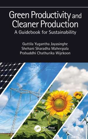 Green Productivity and Cleaner Production: A Guidebook for Sustainability de Guttila Yugantha Jayasinghe