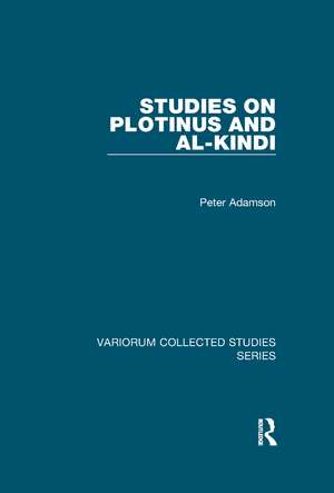 Studies on Plotinus and al-Kindi de Peter Adamson