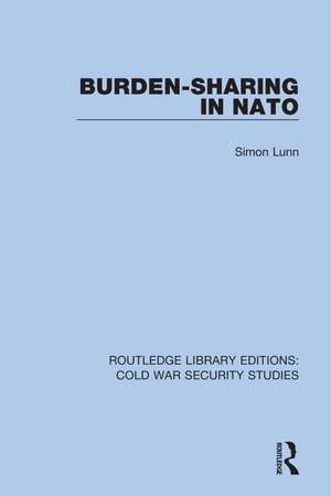 Burden-sharing in NATO de Simon Lunn