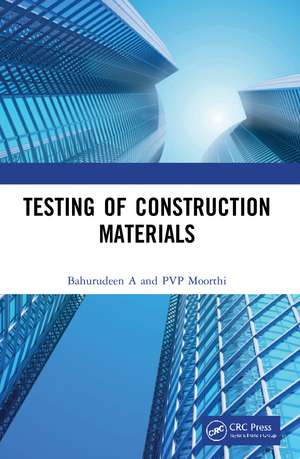 Testing of Construction Materials de Bahurudeen A