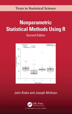 Nonparametric Statistical Methods Using R de John Kloke