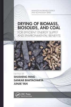 Drying of Biomass, Biosolids, and Coal: For Efficient Energy Supply and Environmental Benefits de Shusheng Pang