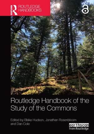 Routledge Handbook of the Study of the Commons de Blake Hudson