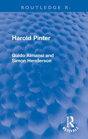 Harold Pinter de Guido Almansi