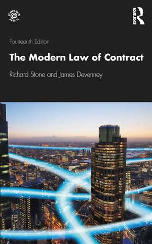 The Modern Law of Contract de Richard Stone