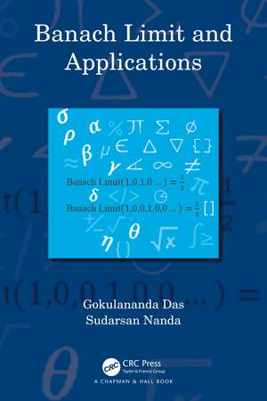 Banach Limit and Applications de Gokulananda Das