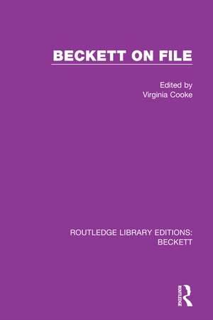 Beckett on File de Virginia Cooke