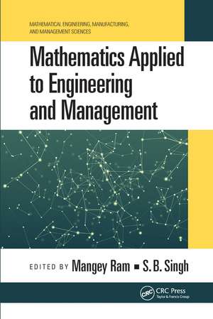 Mathematics Applied to Engineering and Management de Mangey Ram