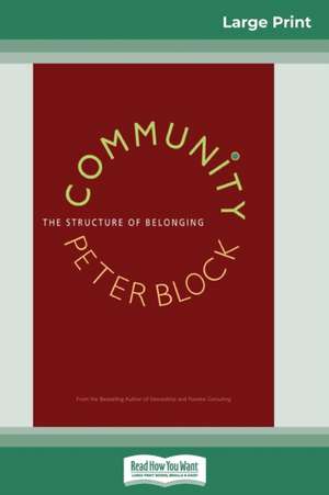 Community de Peter Block