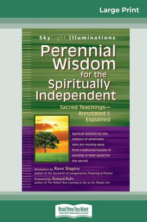 Perennial Wisdom for the Spiritually Independent de Rami Shapiro