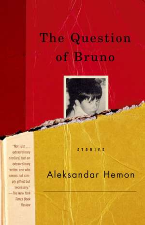 The Question of Bruno: Stories de Aleksandar Hemon