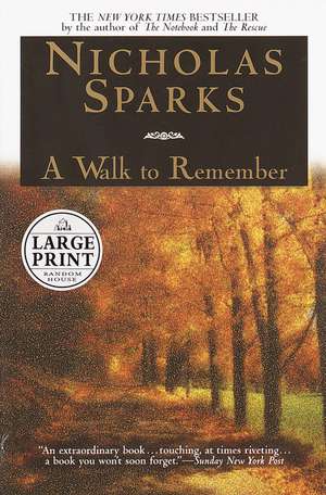 A Walk to Remember de Nicholas Sparks