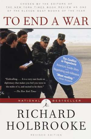 To End a War de Richard Holbrooke