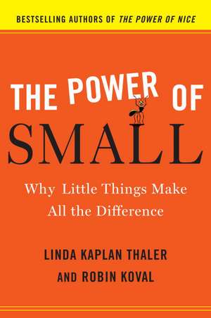 The Power of Small: Why Little Things Make All the Difference de Robin Koval