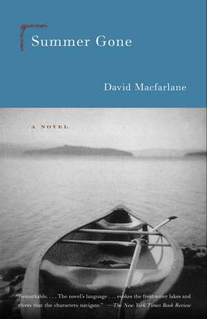 Summer Gone de David MacFarlane