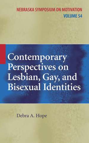 Contemporary Perspectives on Lesbian, Gay, and Bisexual Identities de Debra A. Hope