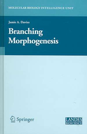 Branching Morphogenesis de Jamie Davies