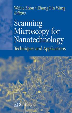 Scanning Microscopy for Nanotechnology: Techniques and Applications de Weilie Zhou