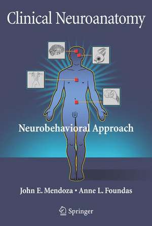 Clinical Neuroanatomy: A Neurobehavioral Approach de John Mendoza