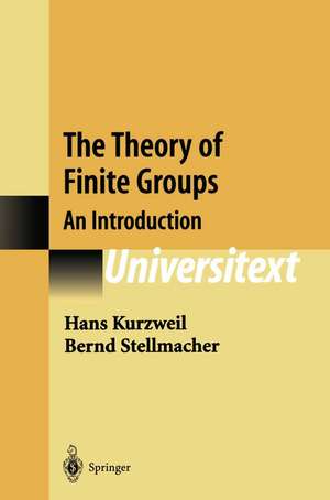 The Theory of Finite Groups: An Introduction de Hans Kurzweil