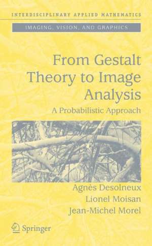 From Gestalt Theory to Image Analysis: A Probabilistic Approach de Agnès Desolneux