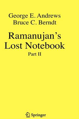 Ramanujan's Lost Notebook de George E Andrews