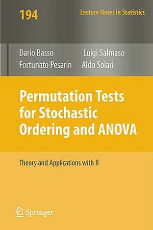 Permutation Tests for Stochastic Ordering and ANOVA: Theory and Applications with R de Dario Basso