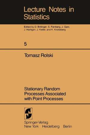 Stationary Random Processes Associated with Point Processes de Tomasz Rolski