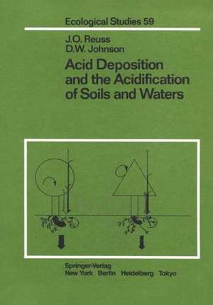 Acid Deposition and the Acidification of Soils and Waters de J. O. Reuss