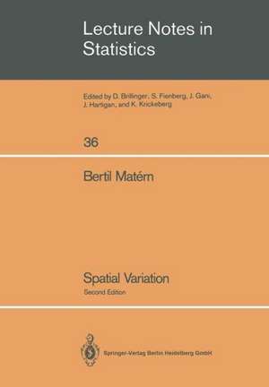 Spatial Variation de B. Matern