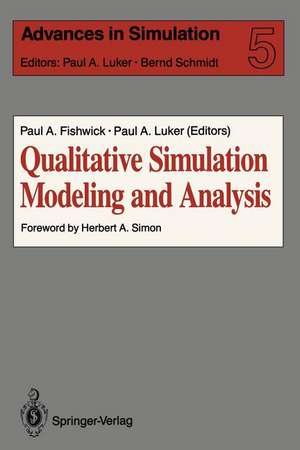 Qualitative Simulation Modeling and Analysis de Paul A. Fishwick