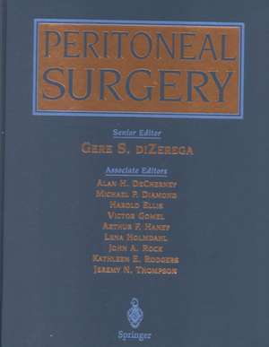 Peritoneal Surgery de V. Gomel