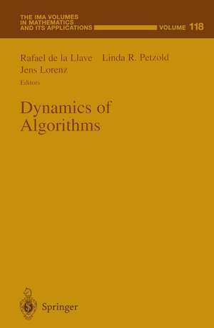 Dynamics of Algorithms de R. de La Llave