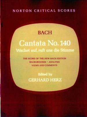 Bach Cantata N140 (Norton Critical Scores) de Johann Sebastia Bach