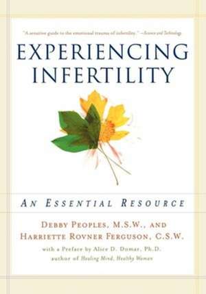 Experiencing Infertility de Debby Peoples