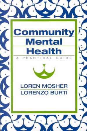 Community Mental Health – A Practical Guide de Lorenzo Burti