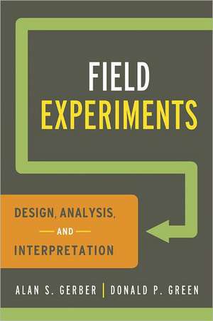 Field Experiments – Design, Analysis, and Interpretation de Alan S. Gerber