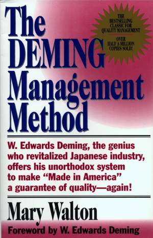 The Deming Management Method de Mary Walton