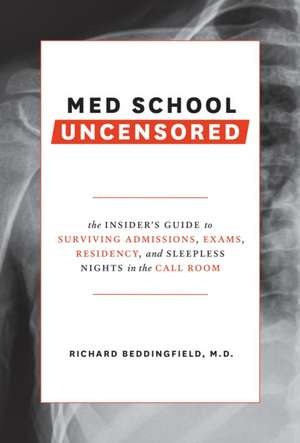 Med School Uncensored de Richard Beddingfield