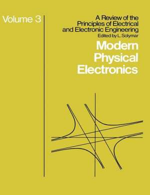 Modern Physical Electronics de L. Solymar