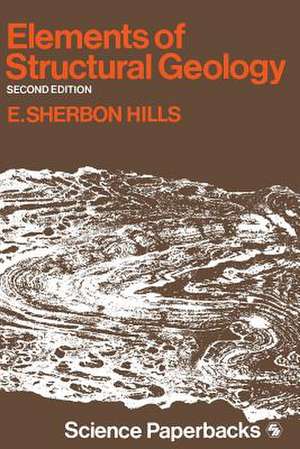 Elements of Structural Geology de E. S. Hills