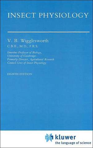 Insect Physiology de V.B. Wigglesworth