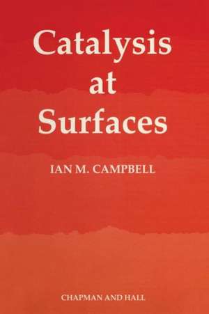 Catalysis at Surfaces de Ian M. Campbell