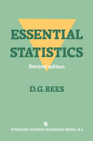 Essential Statistics de D. G. Rees