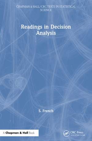 Readings in Decision Analysis de S. French